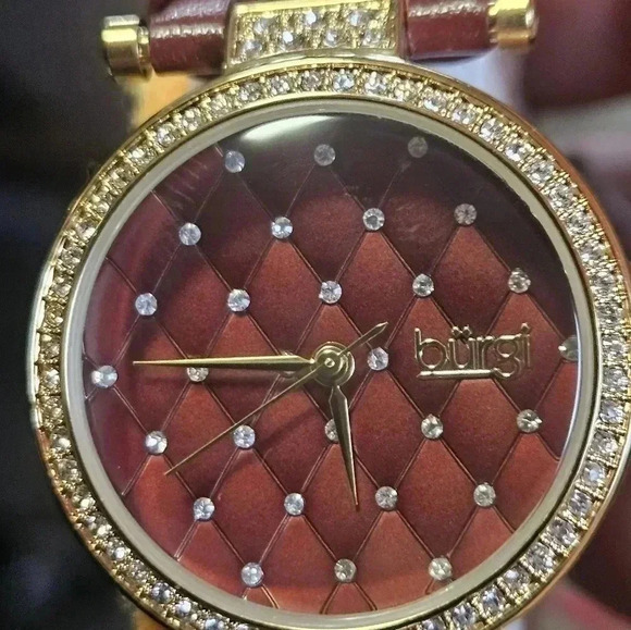 Burgi -Swarovski Crystal Watch NWT - Picture 3 of 9